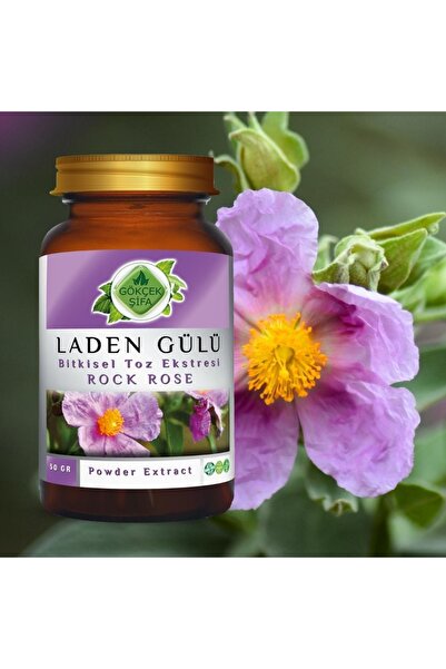Gökçek Şifa Laden Gülü Toz Ekstresi 50 Gr Cam Kavanoz