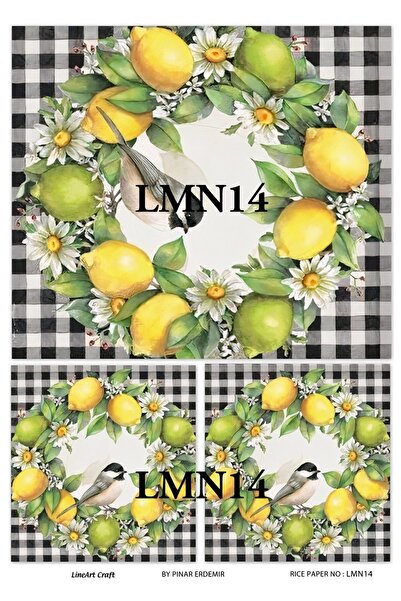 LİNEART ورق تزيين نحاسي La-lmn14