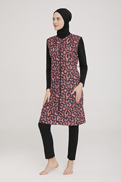 ROZAMAY Γυναικείο μακρυμάνικο Jaana μαύρο μουσουλμανικό μαγιό 9c0t4n9