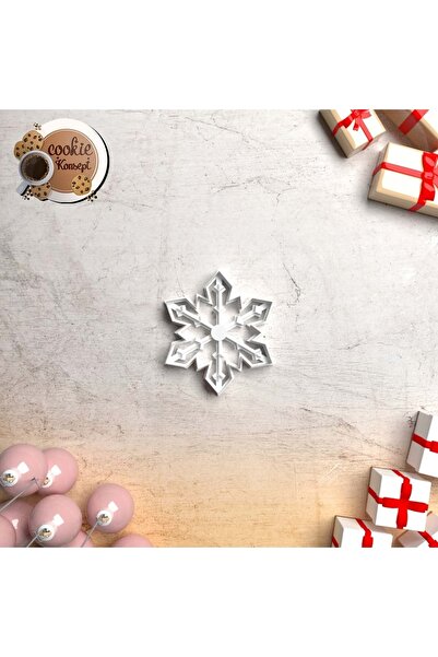 CookieKonsept Polimer Kil Kalıbı Kar Tanesi