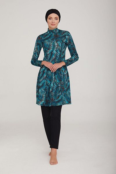 Remsa Mayo Lycra Full Covered Hijab Μαγιό London 4400 Μαύρο