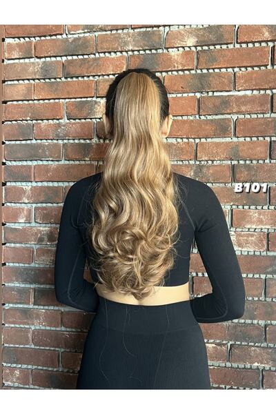 Suzan Peruk Coada de cal ondulată cu cataramă, caramel