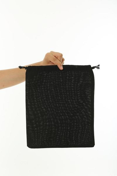 Baghashtag Divinall Black Cloth Bag 30 Cm X 40 Cm