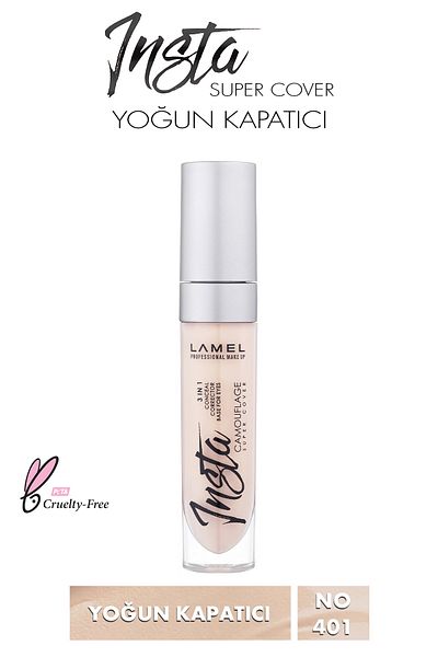Lamel Cosmetics خافي عيوب مموه رقم 401 7.8 مل