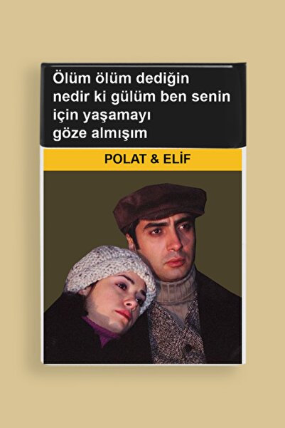 Namgo Kurtlar Vadisi Elif Polat Standart Plastik Sigara Tabakası Kutusu