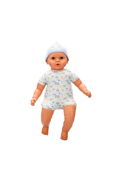 SunmanAbc Denis Bebek 60 cm. 60012 - Karışık Desenli-Mavi Bere