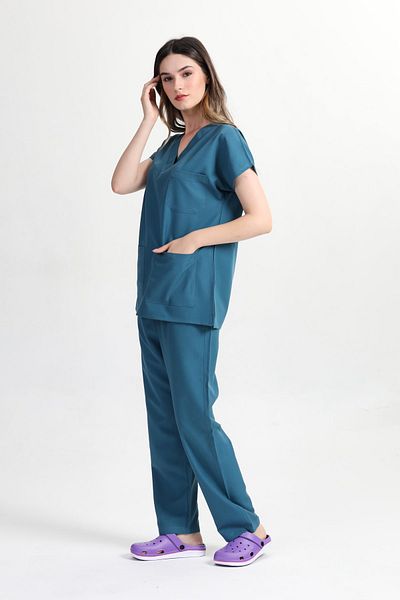 BAŞAK Set de tricou D.greys Yarasakol Doctor Nurse (țesătură de alpaca)