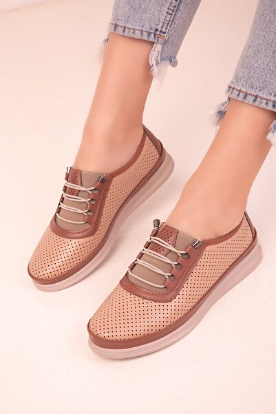 SOHO Nude-Tan Women's Shoes 18006