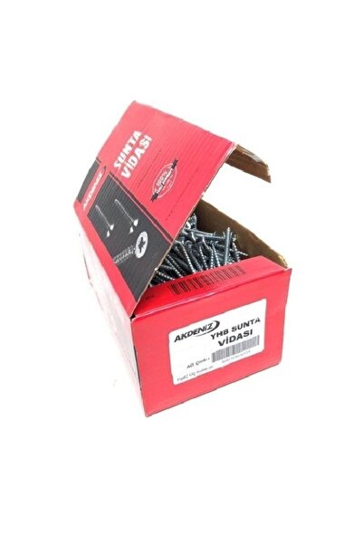 Akdeniz MODA Sunta Vidası 5,0x50 Çinko 1 KUTU:200 ADET
