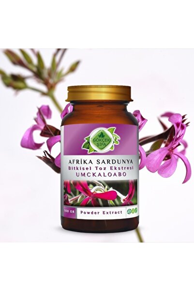 Gökçek Şifa Afrika Sardunyası Toz Ekstresi Cam 100 Gr