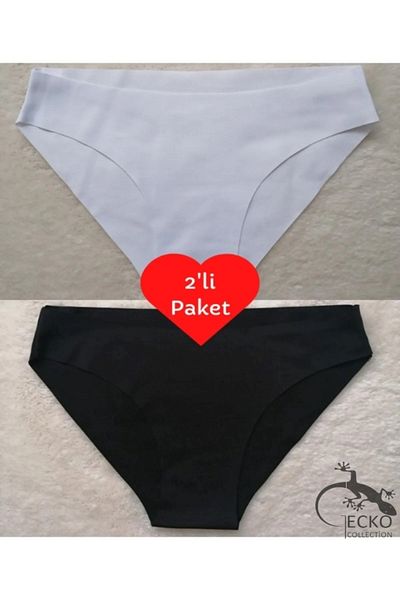 GECKO COLLECTION Gecko Laser Cut Non-Marking Women's Panties Pack of 2