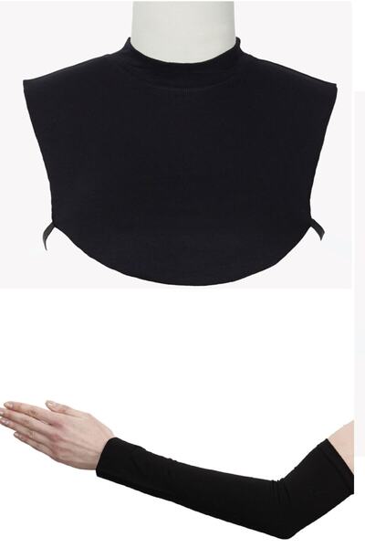 ALLURİNG THE BETTER ONE طوق الرقبة - طقم كم أسود