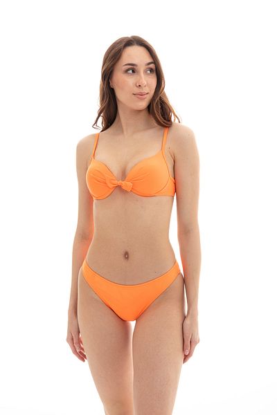 Eke Tekstil Black Color Bow Detailed Padded Covered Supported Swimsuit, Bikini Set