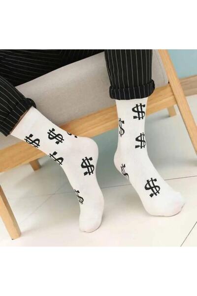 socksbox 5'li Karışık Renkli Desenli Soket Çorap