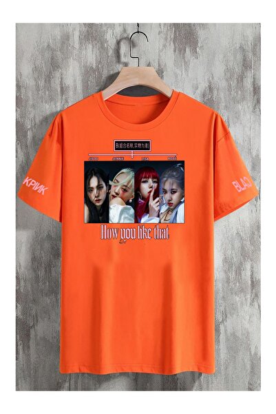 GALASHOP Blackpink Orange T-Shirt Modl47