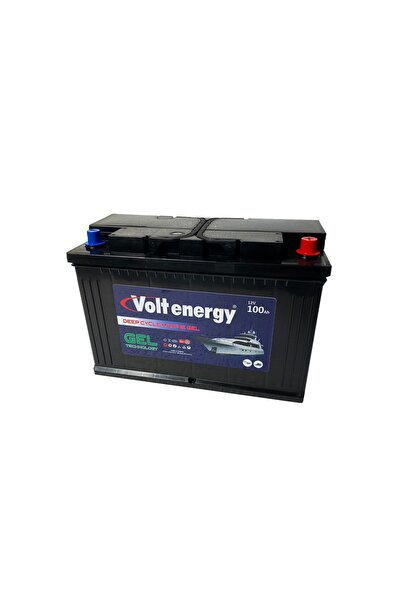 VOLT ENERGY 12 V 100 Ah Amper Deep Cycle Marin Jel Nanocarbon Akü (ÜRETİM TAR...