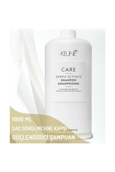 Keune Derma Activate 1000 ml - Anti-Hair Loss Shampoo, Fine String
