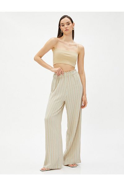 Koton Palazzo-Hose mit elastischem Bund