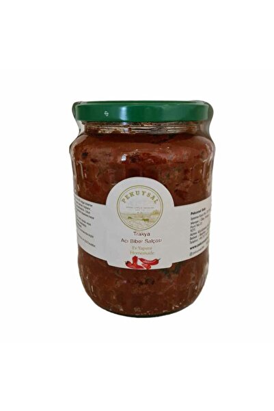 Pekuysal Doğal Çiftlik Trakya Tarla Acı Biber Salçası 700gr