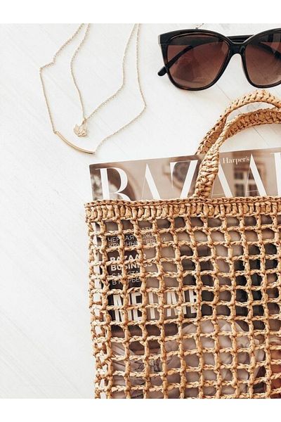 Nympha Semizkum Mesh Handbag