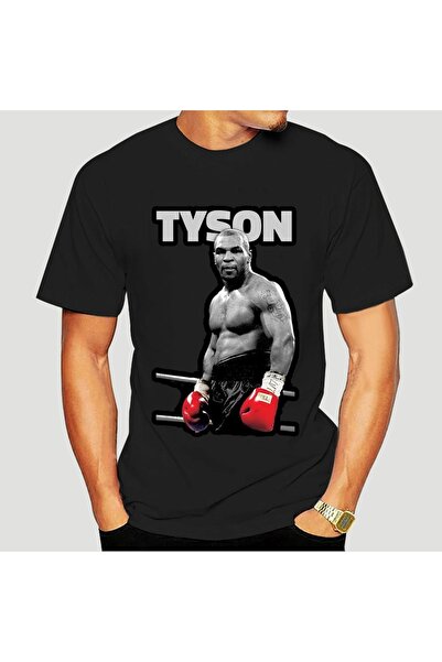 GALASHOP Mike Tyson Boks Efsanesi Retro Tişört 3