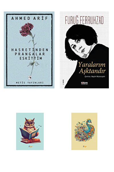 Dara Yayınları Hasretinden Prangalar Eskittim - Ahmed Arif - Yaralarım Aşktan...