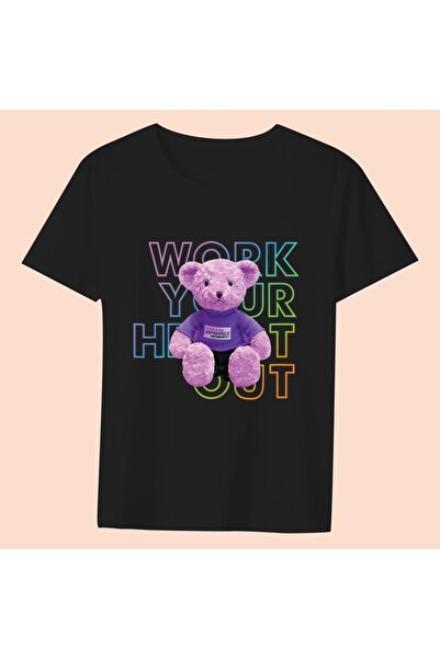 GALASHOP تي شيرت مطبوع عليه تيدي موديل 39