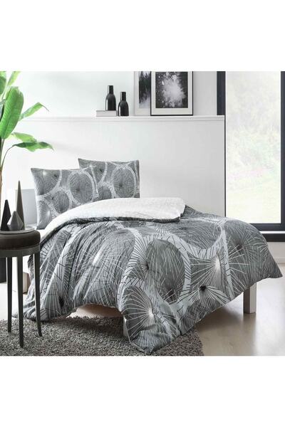 Taç Sparkle Ranforce Gray Double Duvet Cover Set
