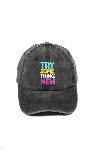 ŞapkaMania Șapcă de baseball lavabilă Try Something New