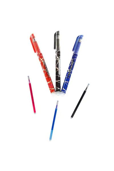 Artus Tedarik Flying Pen Fountain 3 Pieces Red, blue, black 3 Pieces Pen Inside