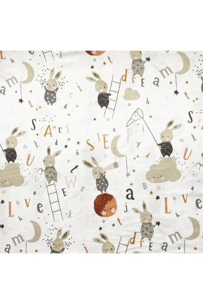 liefhome 100% Cotton Baby Duvet Cover Set Made of Flannel Fabric| 100x150