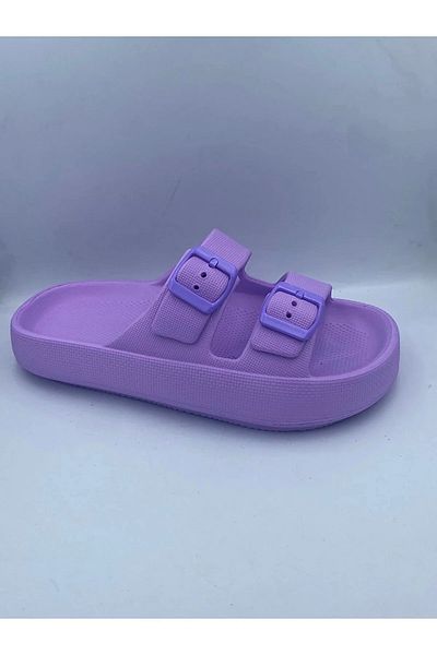 Akınal Bella Double Buckle Eva Slippers