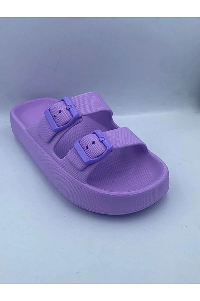 Akınal Bella Double Buckle Eva Slippers