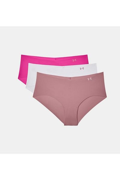 Under Armour Pachet de 3 UA Pure Stretch Hipster pentru femei 1325616-697
