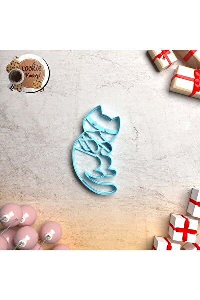 CookieKonsept Polimer Kil Kalıbı Kedi