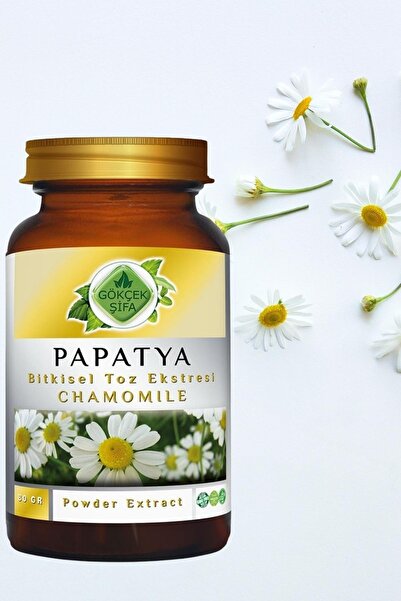 Gökçek Şifa Papatya Toz Ekstresi 80 Gr Cam Kavanoz