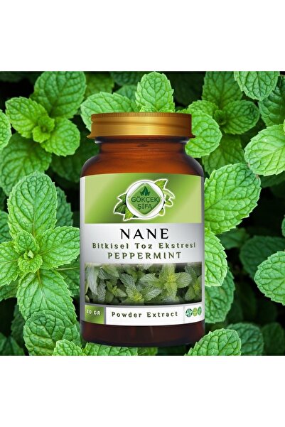 Gökçek Şifa Nane Toz Ekstresi 80 Gr Cam Kavanoz