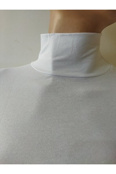 Manken Balıkçı Yaka Uzun Kollu Penye Atlet