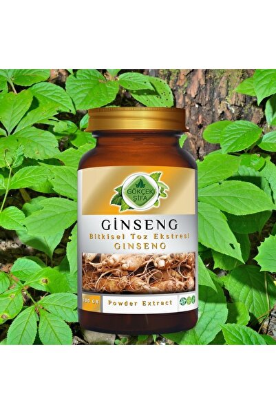Gökçek Şifa Ginseng Toz Ekstresi 100 gr. Cam Kavanoz