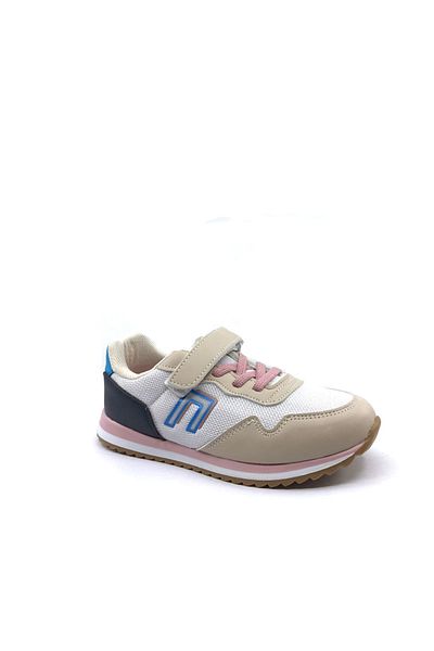 Cool Pantofi sport casual pentru fete cu pudră albă Praga