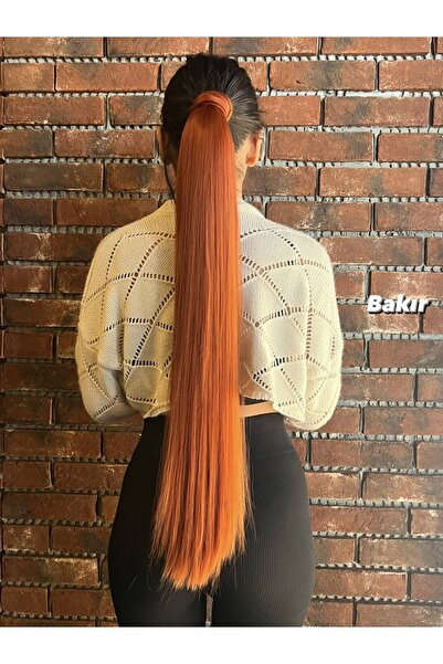 Suzan Peruk Coada de cal dreaptă cu legături de cupru