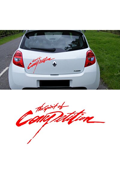 30 X 13 Cm The Spirit Of Competition Araba Sticker ( 2 Adet )