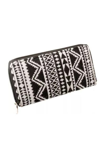 Elya Rüzgar Desenli Bohem Temalı Kadın Cüzdan