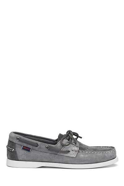 Sebago Leather Gray Men's Casual Shoes 74118ıw
