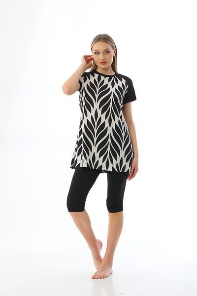 Elif Okur Short Sleeve Pool Swimsuit 7410