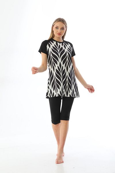 Elif Okur Short Sleeve Pool Swimsuit 7410