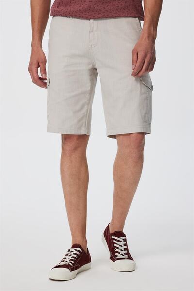 Lee Cooper Мъжки плетени шорти - мъжки, цвят 1 камък