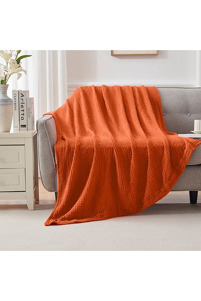 Silk Cocoon 170x220 см 4-слойно Soft Modern Cool покривало за легло - 100% памук Oranik