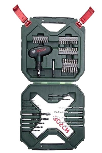 Bosch Tek Akülü Kömürsüz Darbeli Matkap Vidalama Şarjlı Matkap + 77 Parça Aksesuar Seti