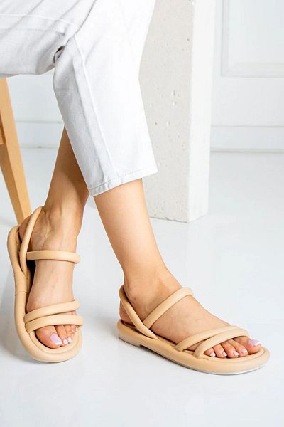 ARTSHOES Women's Double-Strapped Orthopedic Comfortable Puff Anatomical Sandals 4007-123-0001